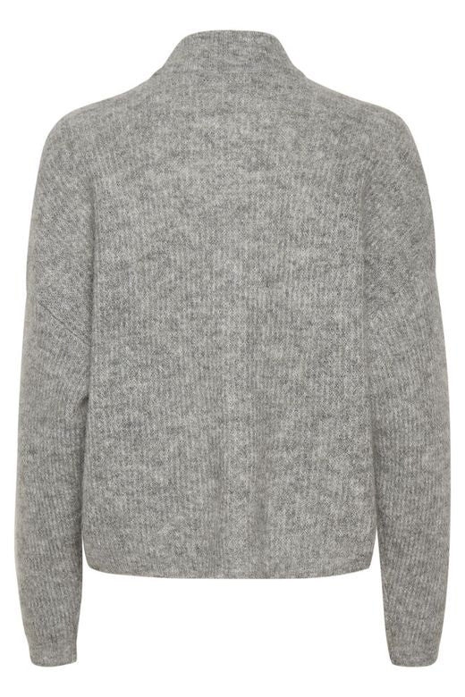 Gestuz DebbieGZ short cardigan NOOS High-rise grey melange