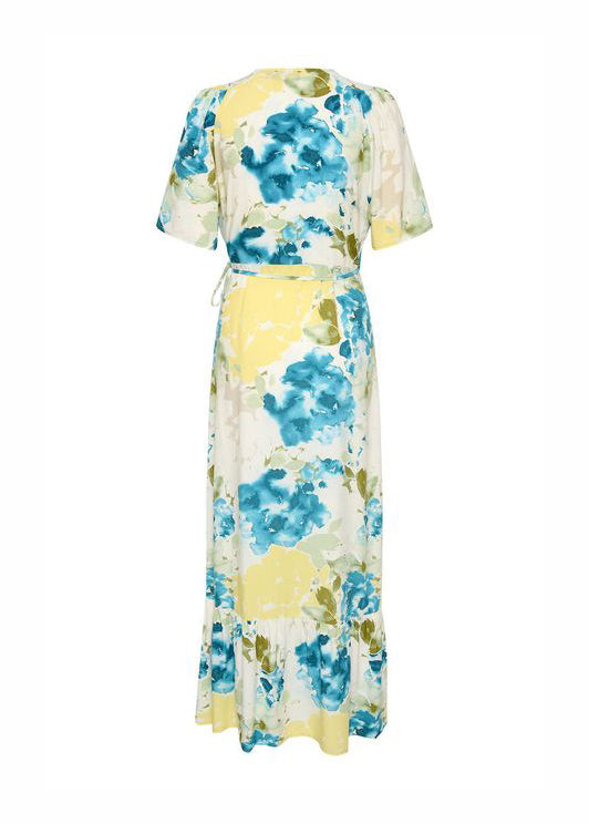 Blöt i lyx Karven Tryckt klänning SS Sandshell Graphic Flower