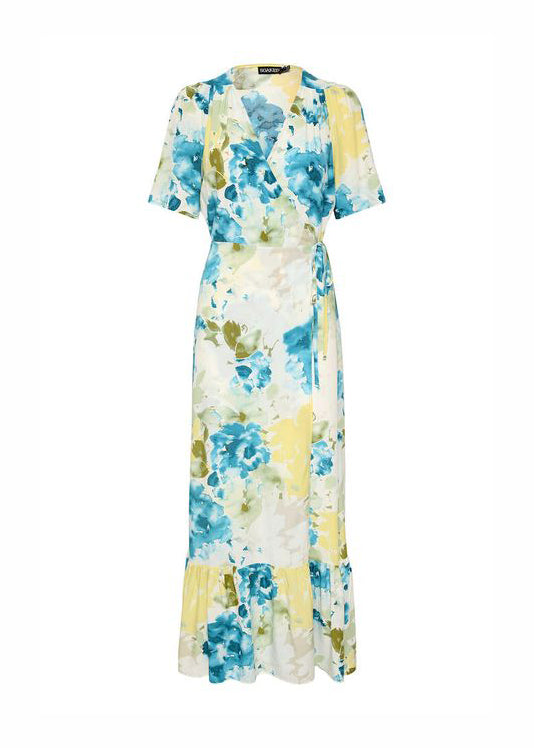 Blöt i lyx Karven Tryckt klänning SS Sandshell Graphic Flower