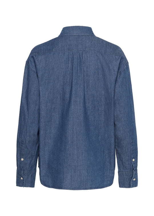 Soaked SLChamy Regular Shirt Medium Blue Denim