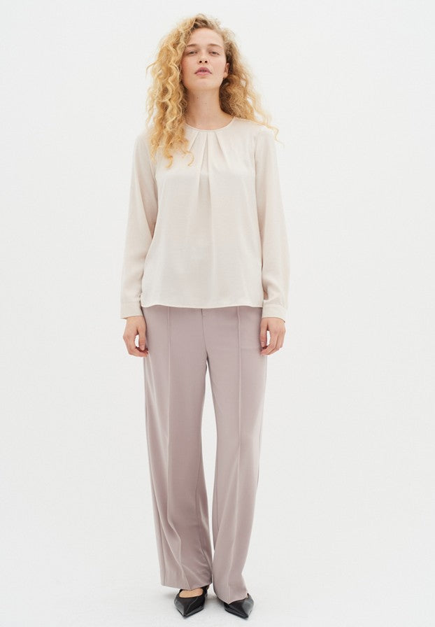 Inwear DotaIW Pleat Blouse French Nougat