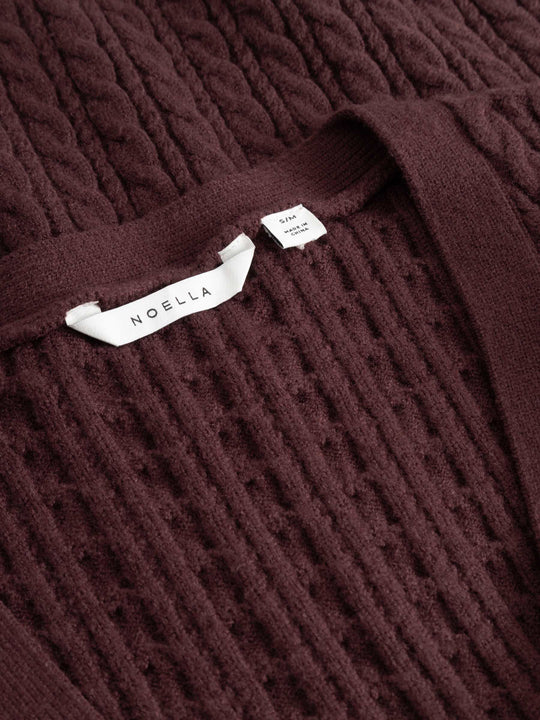 Noella N-Lenyx Knit Cardigan Winetasting