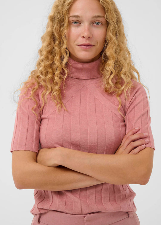 InWear NikolaIW Kellsie SS Pullover ash rose melange