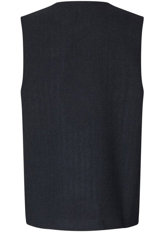 Lollys Laundry Edel Vest SS Dark Navy