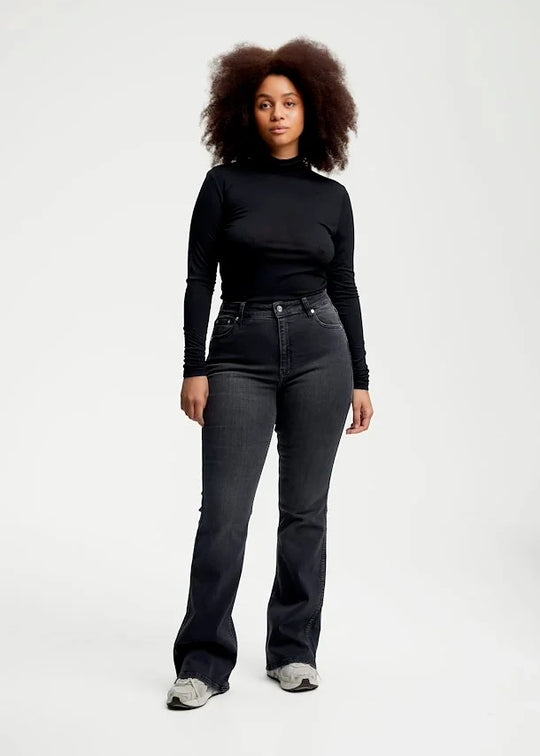 Gestuz Emilindagz hw blossade jeans noos tvättade grå