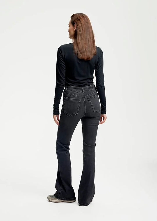 Gestuz Emilindagz hw blossade jeans noos tvättade grå