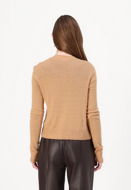 2NDDAY Vinny TT Soft Wool Blend Cardigan classic camel