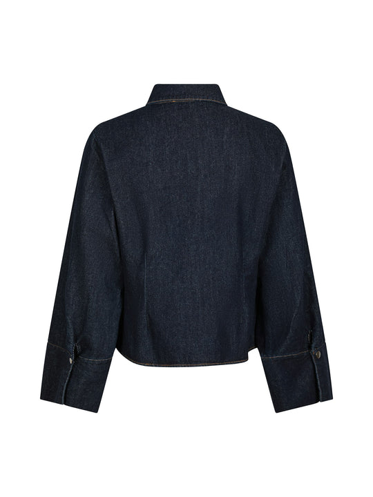 Neo Noir Rosa Denim Shirt Dark Blue