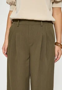 Peppercorn PCMaya HW Pant Ermine Brown Melange
