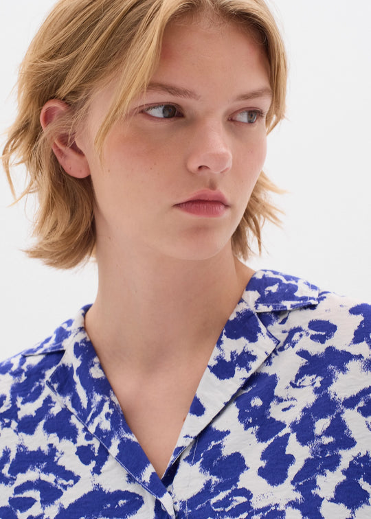 InWear FayeIW Shirt Artistic Shadow Blue