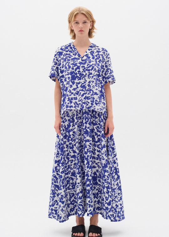 InWear FayeIW Shirt Artistic Shadow Blue