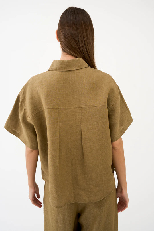 Pieszak PD-Fie Glam Shirt Lead Brown