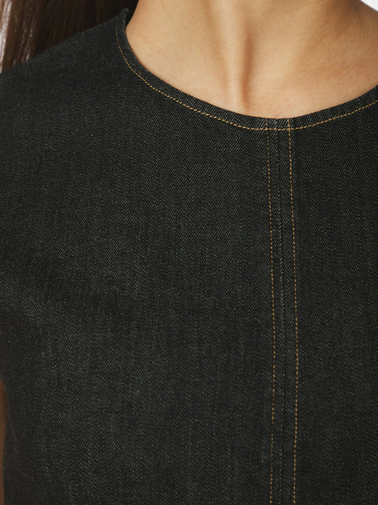 Neo Noir Jubi Denim Dress Dark Blue