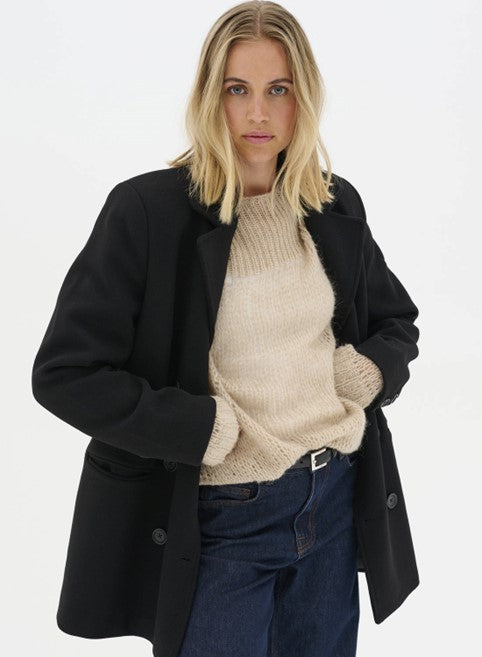 My Essential Wardrobe Frannie short coat black