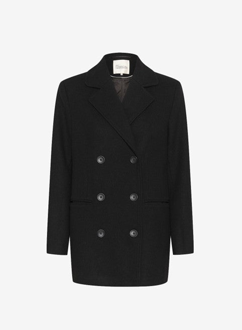 My Essential Wardrobe Frannie short coat black