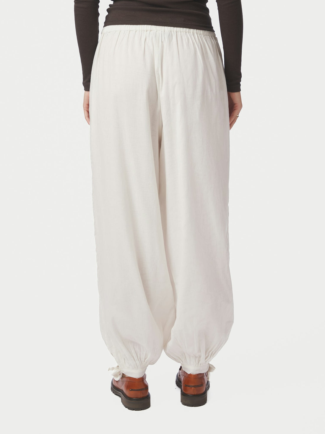 Neo Noir Elyse S Voile Balloon Pants White