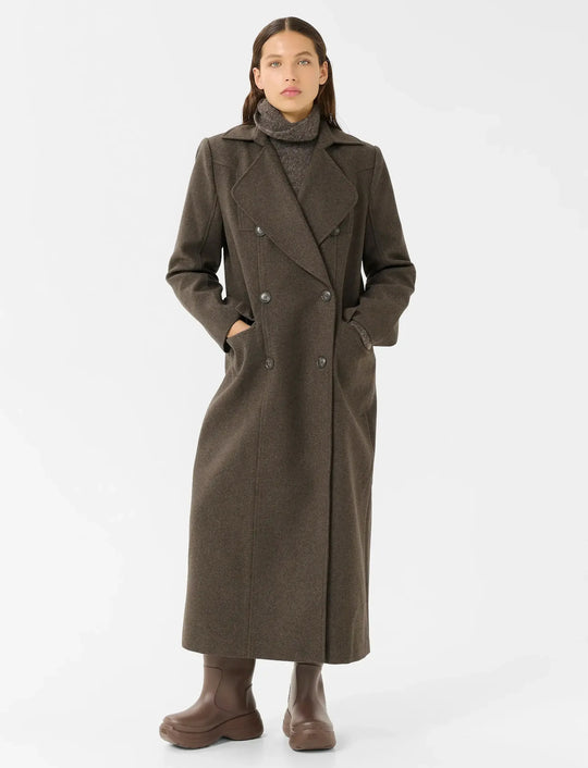 Gestuz GZzinka long coat Dark Mole