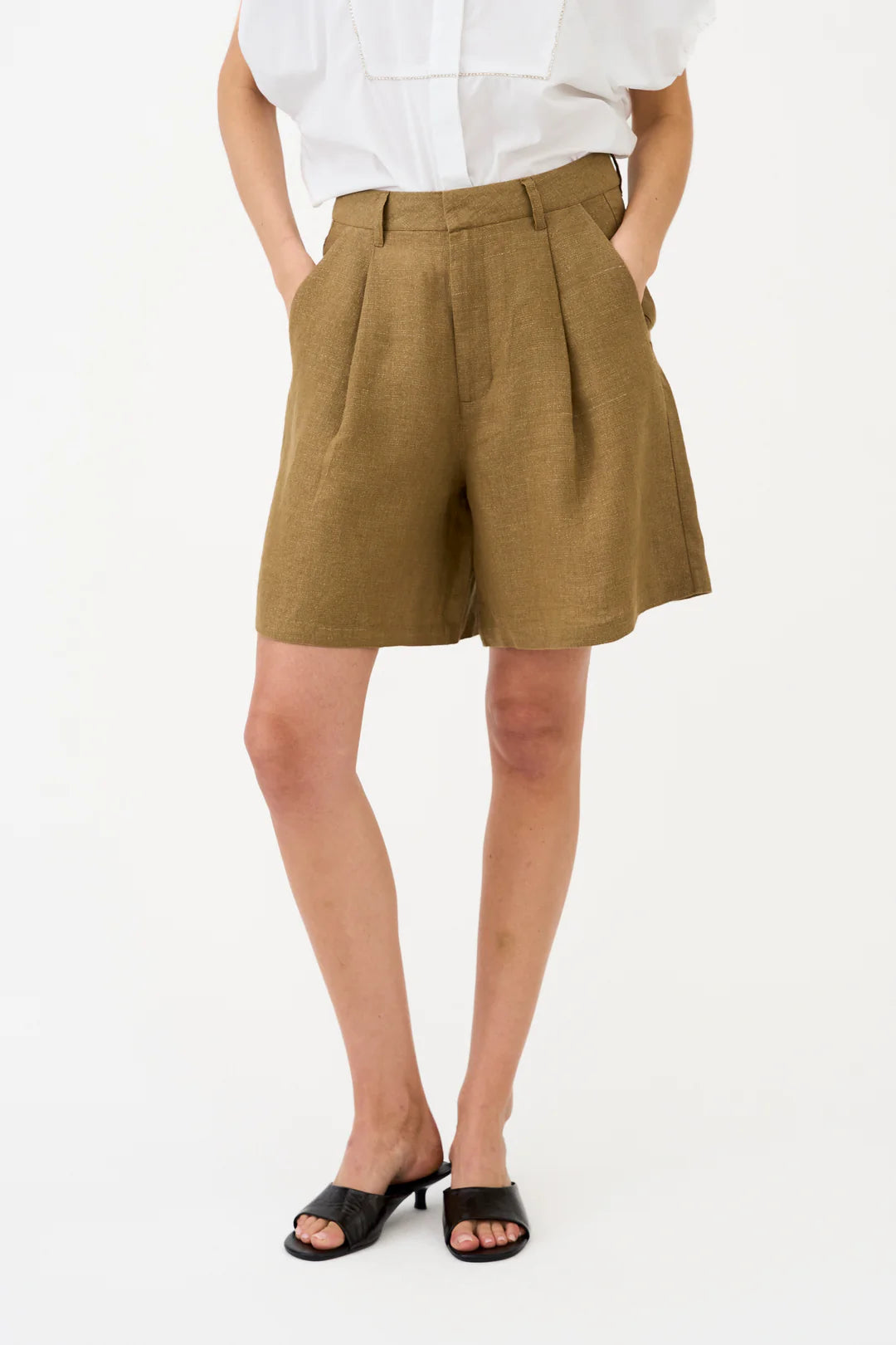 Pieszak PD-Fie Glam Shorts Lead Brown