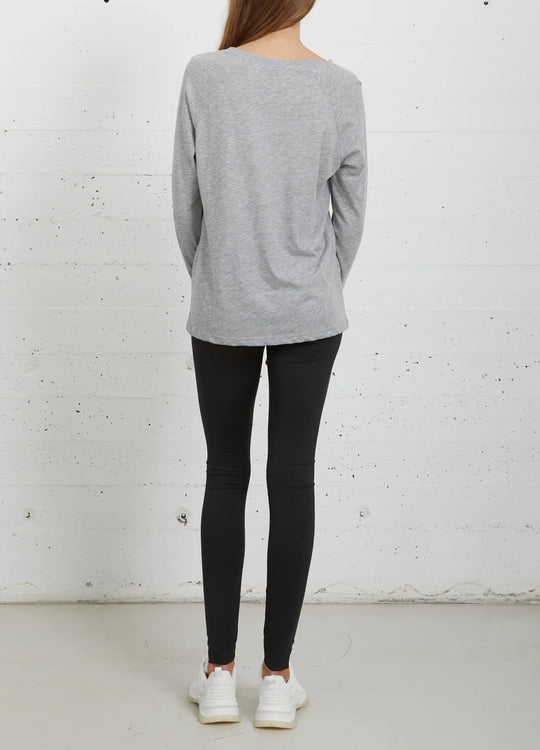 T-shirt à manches longues CC Heart Melange gris clair