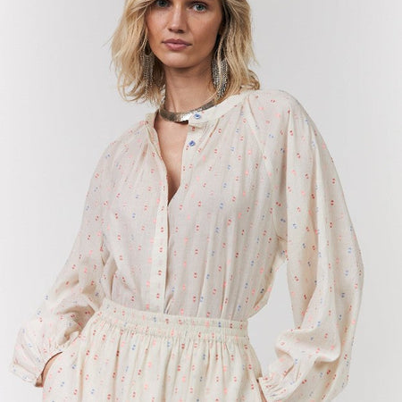 Lollys Laundry HaileyLL Shirt 02 Creme multi