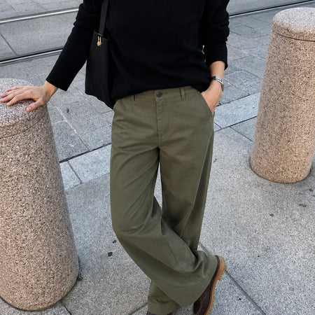 Part Two BelmePW Pants Kalamata (army)