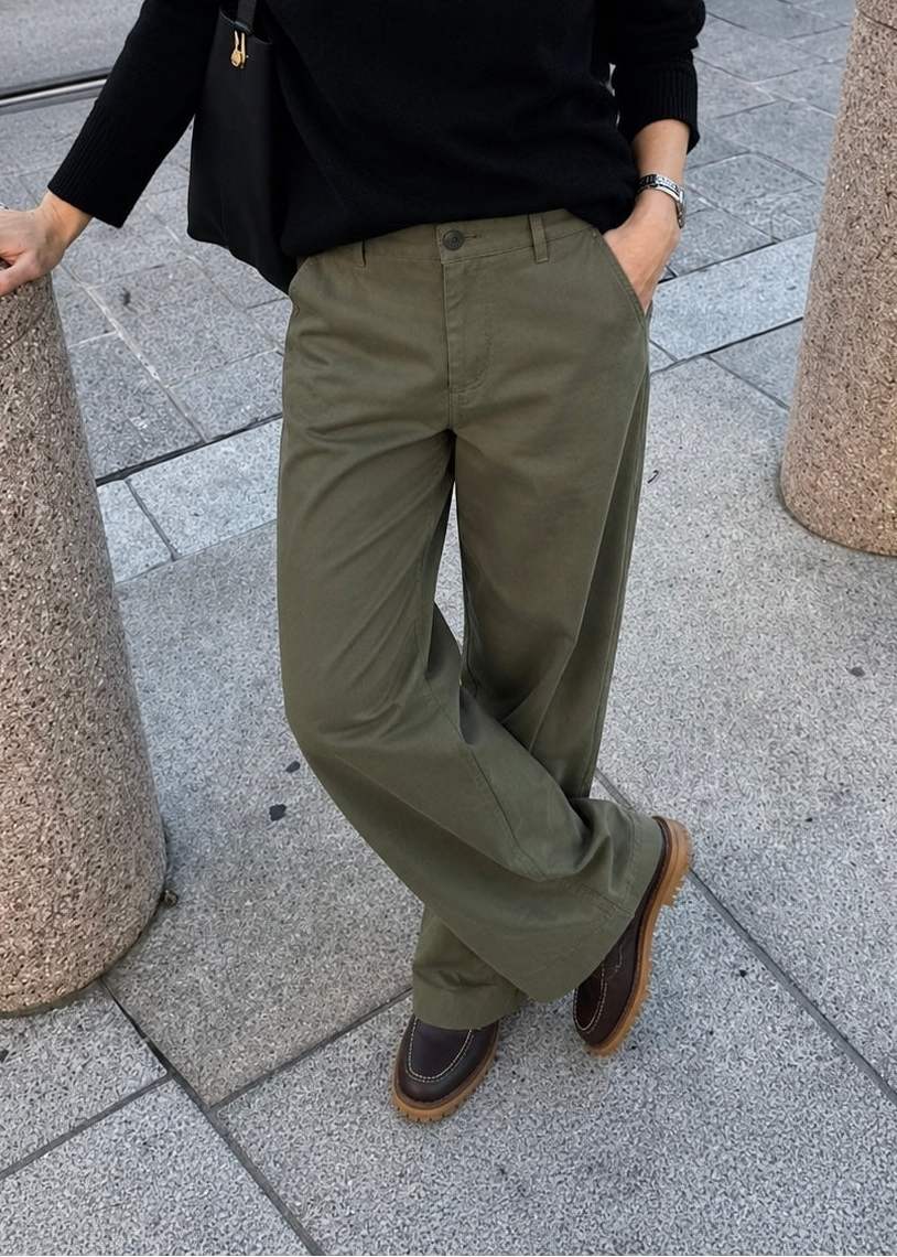 Part Two BelmePW Pants Kalamata (army)