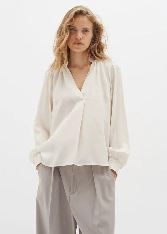 Blouse Huxieiw en inwear Whisper White