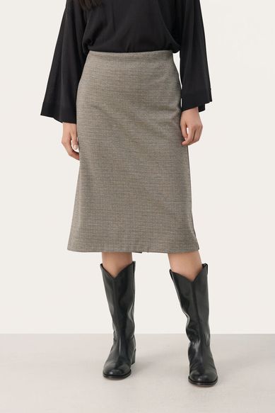 Part Two LorinnePW Skirt Brown Check