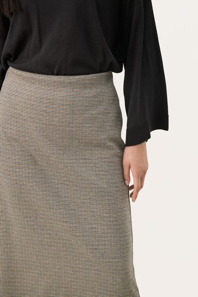 Part Two LorinnePW Skirt Brown Check