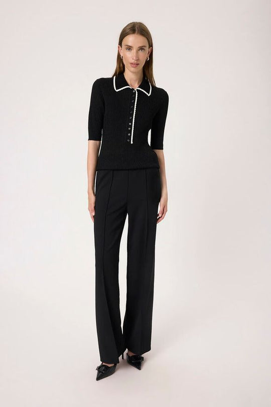 Soaked SLLaisa Polo Pullover Black