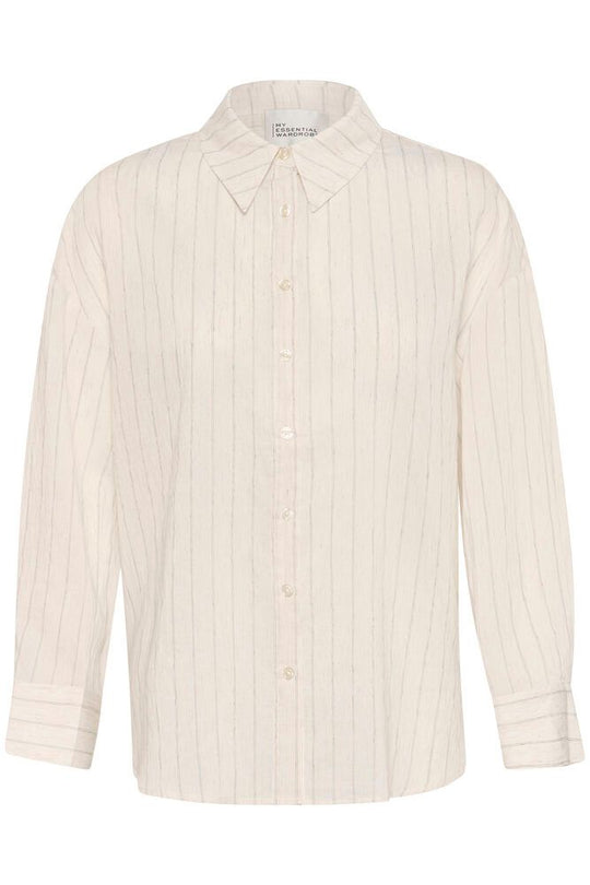 My Essential Wardrobe LimaMW Shirt Oatmeal Melange