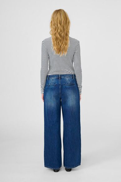 Pre-order uge 6. Karen by Simonsen CandaceKB Stripe LS Egret/Night Sky Stripe