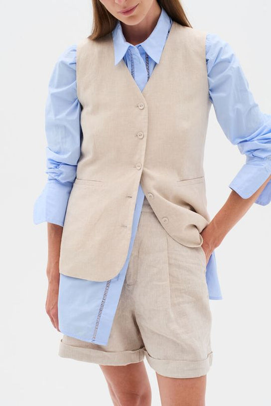 Inwear FaridaIW Waistcoat haze melange