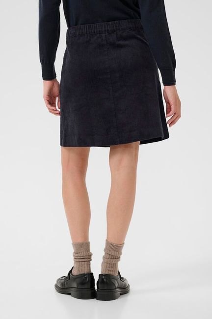 Part Two LingsPW Skirt navy fløjl