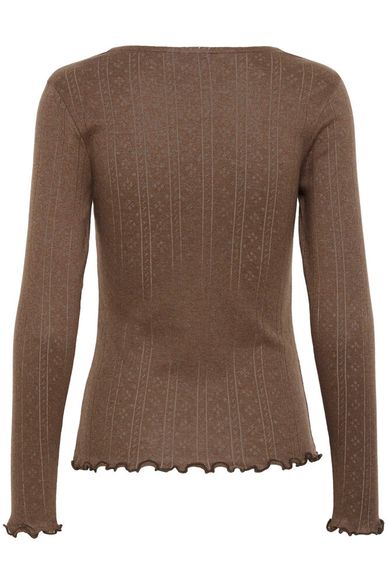 Saint Tropez GruSZ Blouse Fondue Fudge Melange (brun)