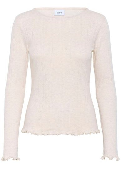 Saint Tropez GruSZ Blouse Rice Melange