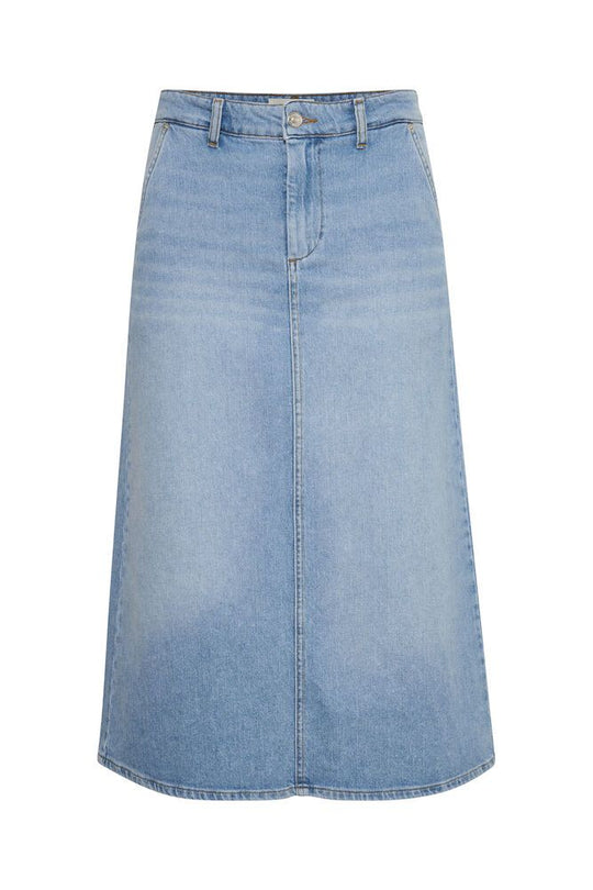 Part Two SiyaPW Skirt Light Blue Denim