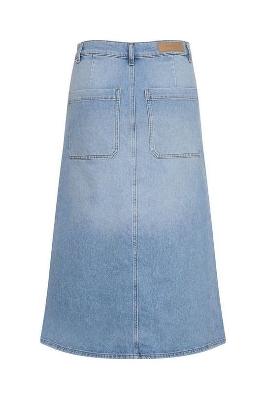 Part Two SiyaPW Skirt Light Blue Denim