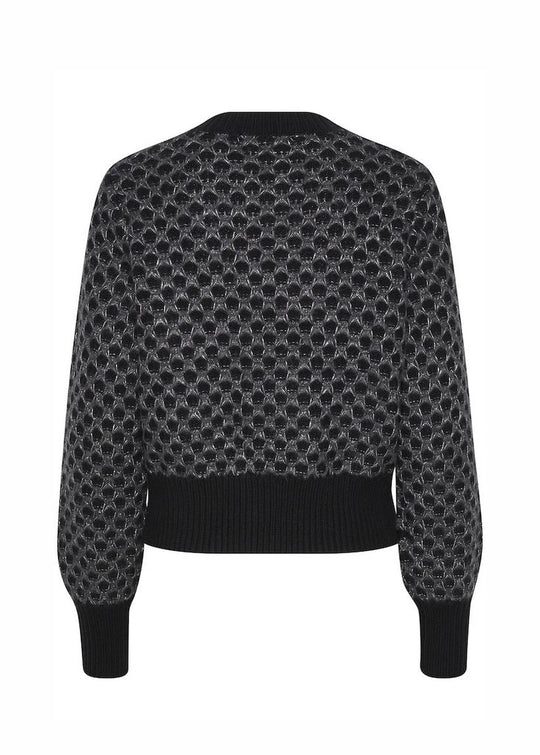 Karen by Simonsen CattieKB Cardigan Meteorite (sort)