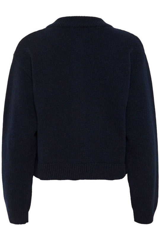 Part Two MarilouPW CA Cardigan Dark Navy