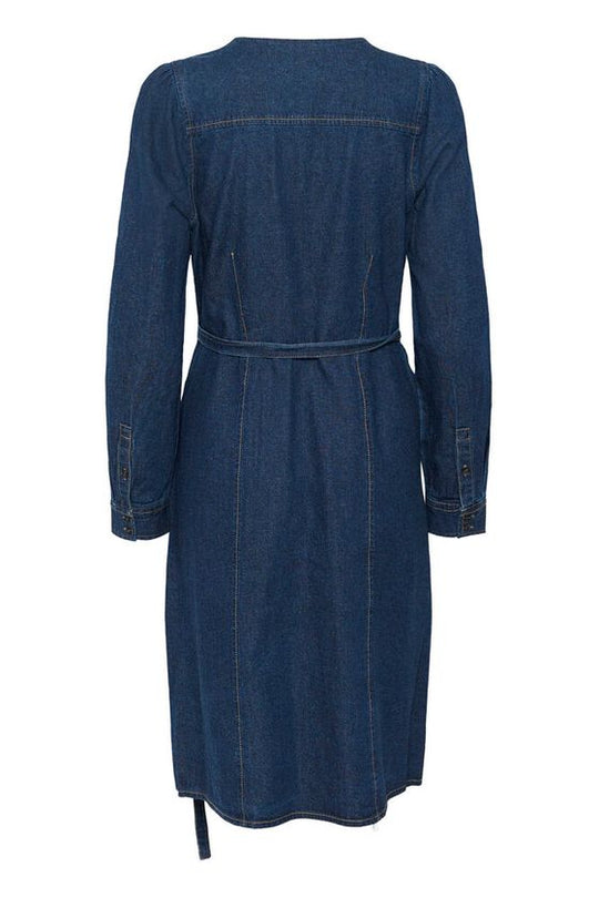 Inwear DafinaIW Wrap dress blue denim