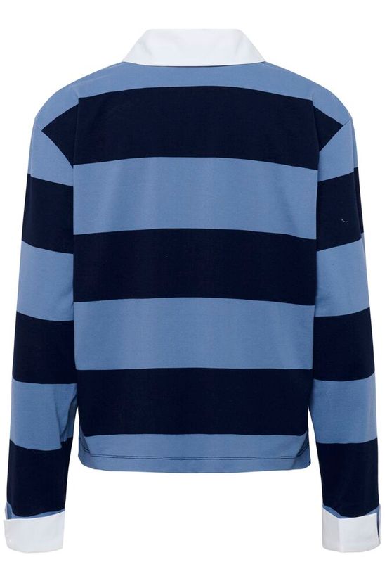 Saint Tropez Megsz Sweatshirt Vintage Baritone Blue