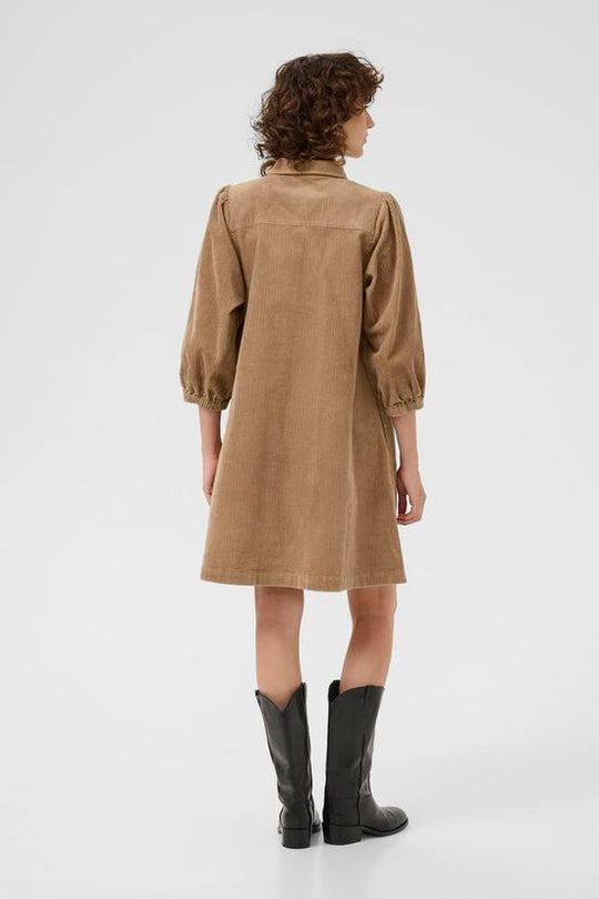 Part Two EleinaPW Dress Tigers Eye (lys brun)