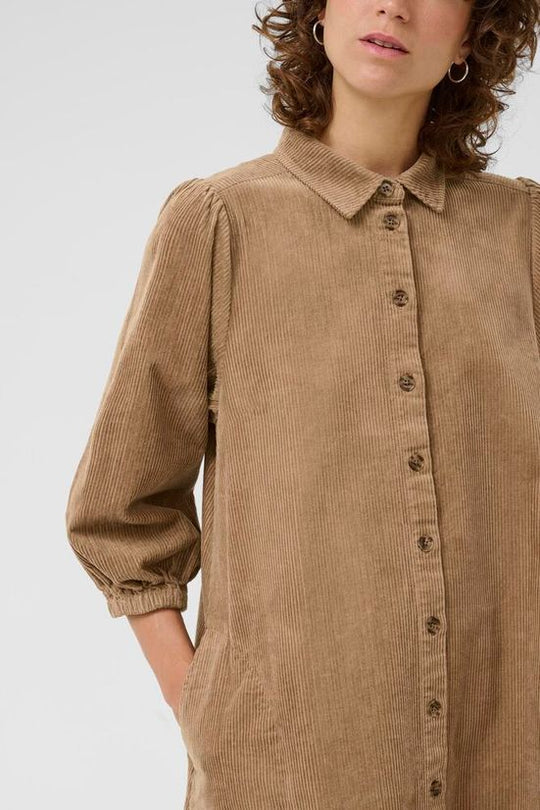 Part Two EleinaPW Dress Tigers Eye (lys brun)