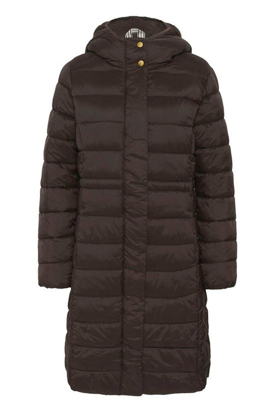 Part Two LaineyPW puffercoat Mole (brun)