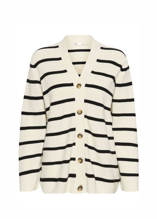InWear SeffieIW cardigan Whisper White/Black