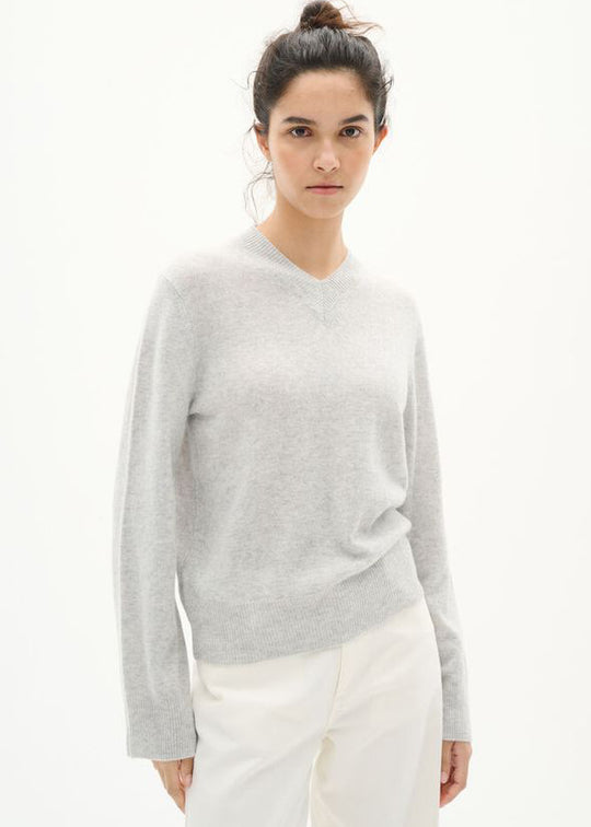 InWear SiljeIW V-Pullover Light Grey