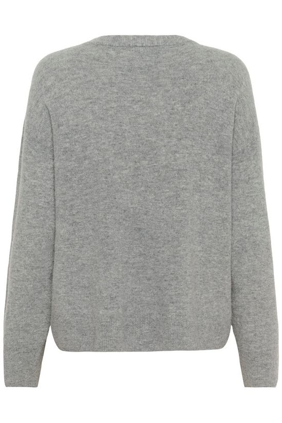 Karen by Simonsen KBAnemone V-neck Medium Grey Melange