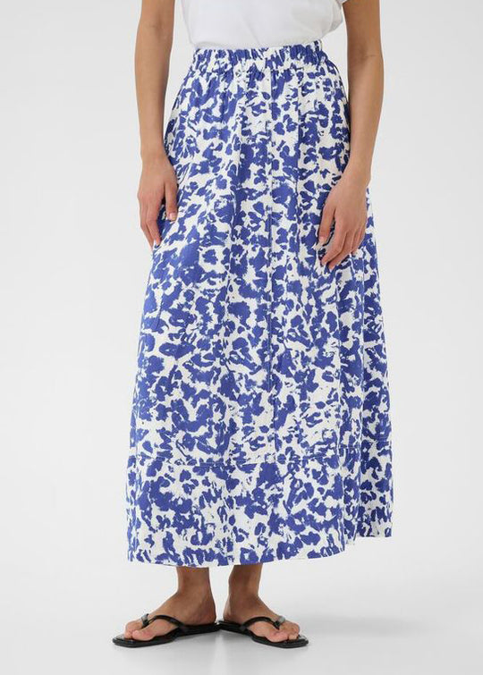 Inwear FayeIW Skirt Artistic Shadow Blue