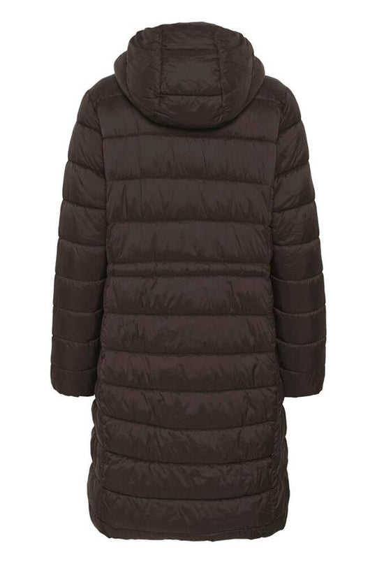 Part Two LaineyPW puffercoat Mole (brun)